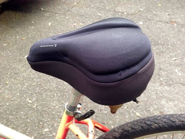 double capacity with bicycle saddle
